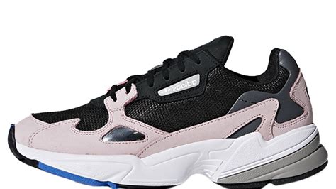 adidas falcon w pink schwarz|Adidas falcon black and pink.